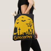 De Halloween Gatekeeper Canvas tas (Dichtbij)