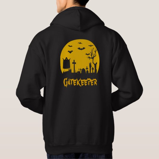 De Halloween Gatekeeper Mannen Hoodie (Achterkant)
