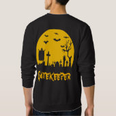 De Halloween Gatekeeper Mannen Hoodie Trui (Achterkant)