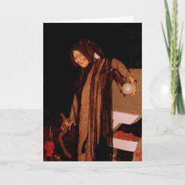 'De Halloween-heks-Kaart' Kaart