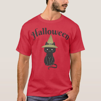 De Halloween kat jongen T-shirt