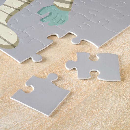 DE HALLOWEEN "MUMMY" KINDER GEPUBLICEERD. LEGPUZZEL (Zijkant)