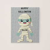 DE HALLOWEEN "MUMMY" KINDER GEPUBLICEERD. LEGPUZZEL (Verticaal)