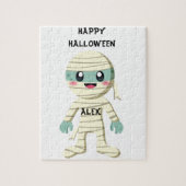 DE HALLOWEEN "MUMMY" KINDER GEPUBLICEERD. LEGPUZZEL (Verticaal)