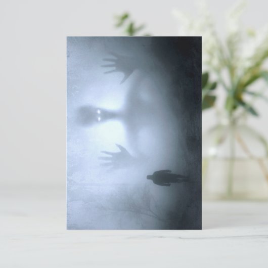 De Halloween Nightmare Bedankkaart (Staand voorkant)