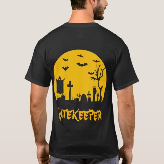 De Halloween-poorthouder T-shirt (Achterkant)