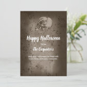 De Halloween schedel Kaart (Staand voorkant)