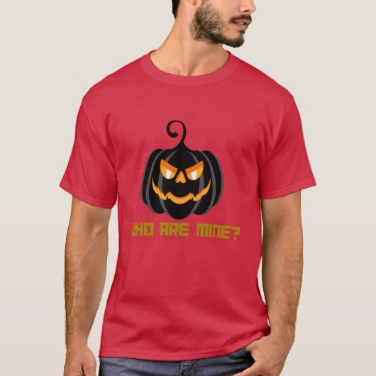 De Halloween schoonheid ontwerp retro T-shirt (Voorkant)