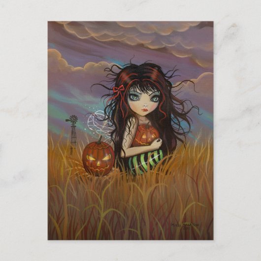 De Halloween Sprookjeskaart Briefkaart (Voorkant)