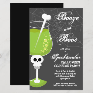 De Halloween Uitnodigingen van de Begroting van Bo