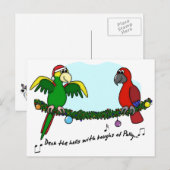 De Halls Parrot decimeren Briefkaart (Voorkant / Achterkant)