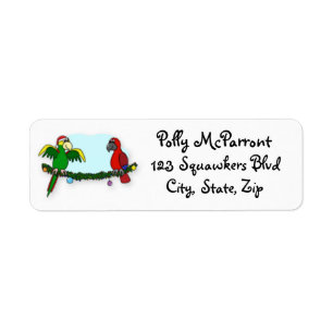 De Halls Parrot decimeren Etiket