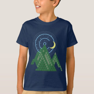 de halve maan in de berg t-shirt