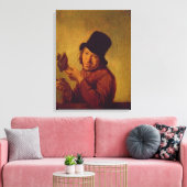 De Ham Eater Canvas Afdruk (Insitu (Woonkamer))