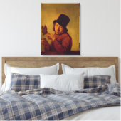 De Ham Eater Canvas Afdruk (Insitu (Slaapkamer))