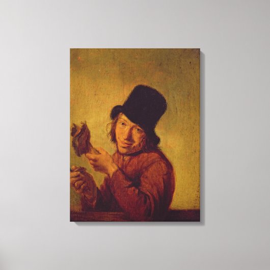 De Ham Eater Canvas Afdruk (Voorkant)