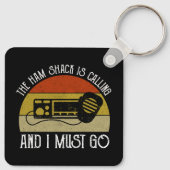 De Ham Shack roept en ik moet gaan Sleutelhanger (Achterkant)