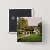 De Hameau van Marie-Antoinette Vierkante Button 5,1 Cm (Voorkant /achterkant)