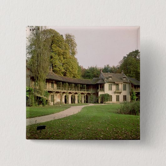 De Hameau van Marie-Antoinette Vierkante Button 5,1 Cm (Voorkant)