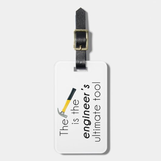 De hamer bagagelabel (Voorkant verticaal)