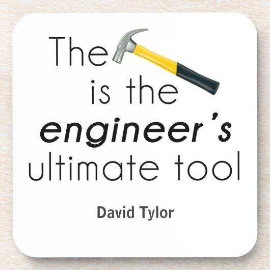 De hamer bier onderzetter (Voorkant)