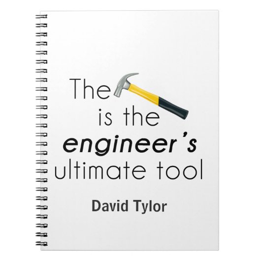 De hamer notitieboek (Voorkant)