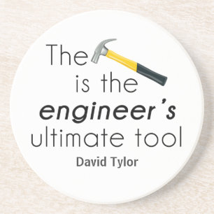 De hamer zandsteen onderzetter