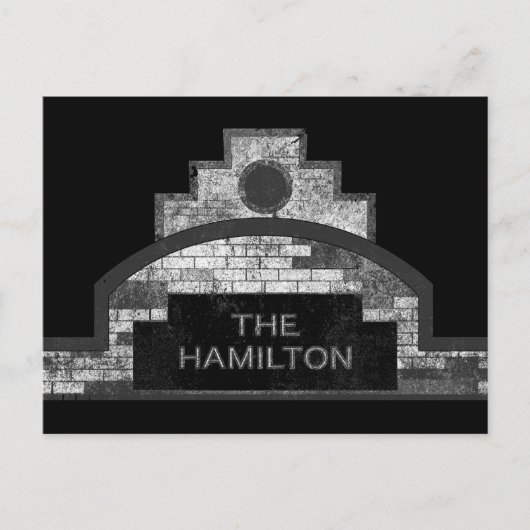 de hamilton briefkaart (Voorkant)