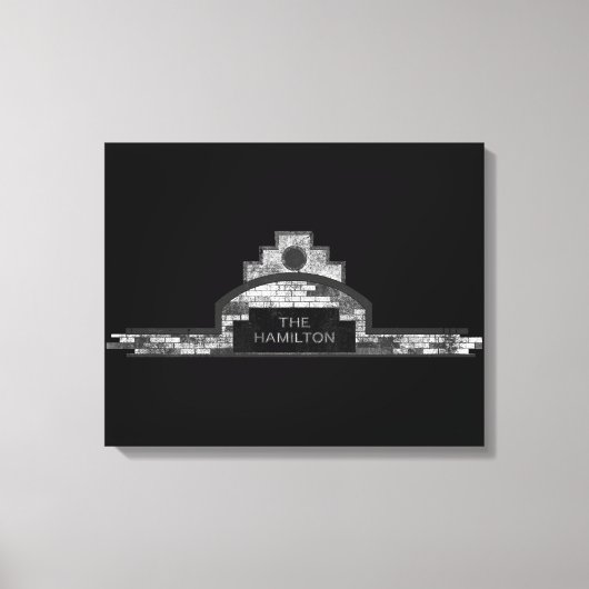 de hamilton canvas afdruk (Voorkant)