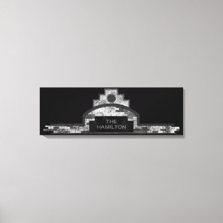 de hamilton canvas afdruk