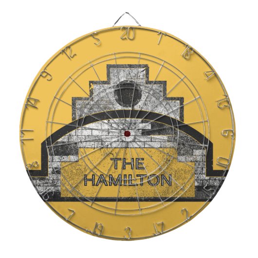 de hamilton dartbord (Voorkant)