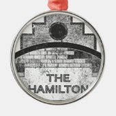 de hamilton metalen ornament (Voorkant)