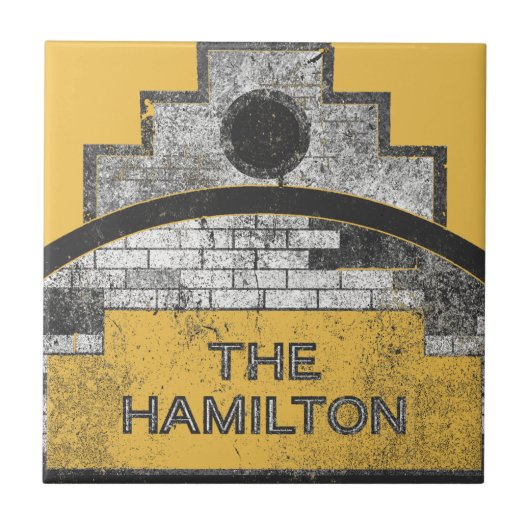 de hamilton tegeltje (Voorkant)