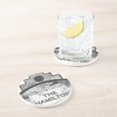 de hamilton zandsteen onderzetter (Zijkant)