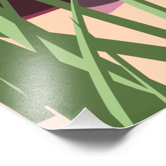 De Hamptons Long Island NYC, reisposter. Foto Afdruk (Hoek)