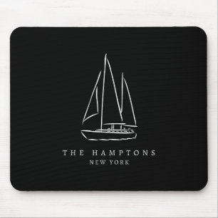 De Hamptons New York Jachtclub Zeilen Souvenir Muismat