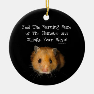 De hamster keramisch ornament