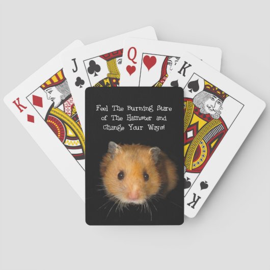 De hamster pokerkaarten (Achterkant)