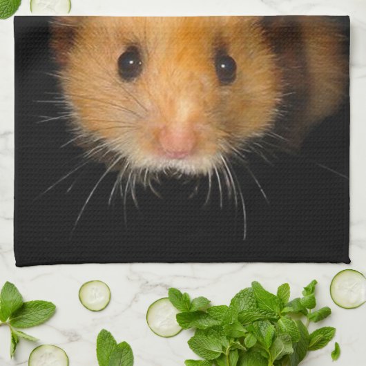 De hamster theedoek (Gevouwen)