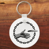 De hand die uitsteekt sleutelhanger (Voorkant)
