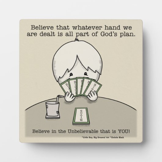 De hand die we hebben. fotoplaat (Voorkant)