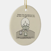 De hand die we hebben keramisch ornament (Rechts)