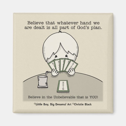 De hand die we hebben. magneet (Voorkant)