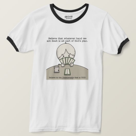 De hand die we hebben. t-shirt (Design voorkant)