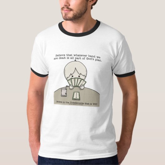 De hand die we hebben. t-shirt (Voorkant)