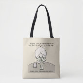 De hand die we hebben. tote bag (Voorkant)