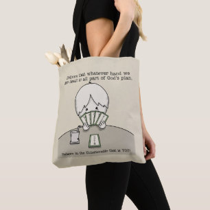 De hand die we hebben. tote bag