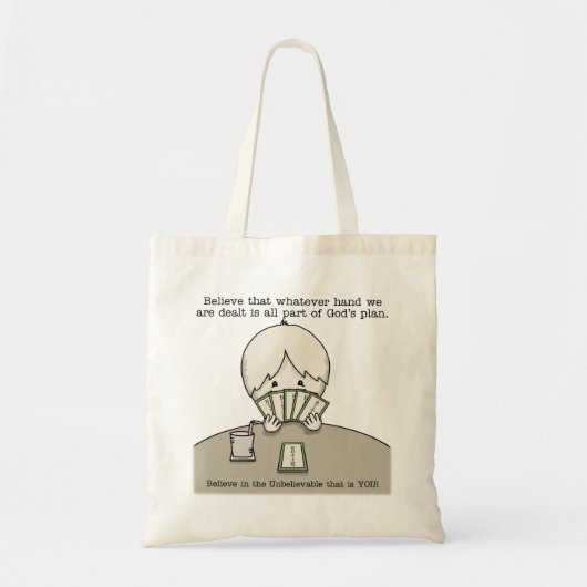 De hand die we hebben. tote bag (Voorkant)