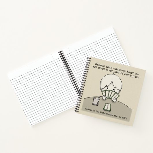De hand die we krijgen notitieboek (Binnen)