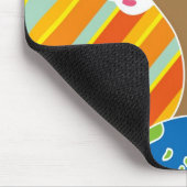 De hand- en rode en roze hartenboom van de Aarde Muismat (Hoek)